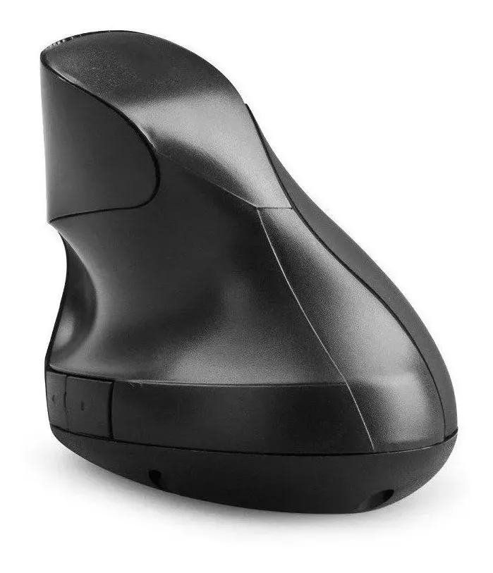 Mouse Ergonómico Inalámbrico Negro Cómodo