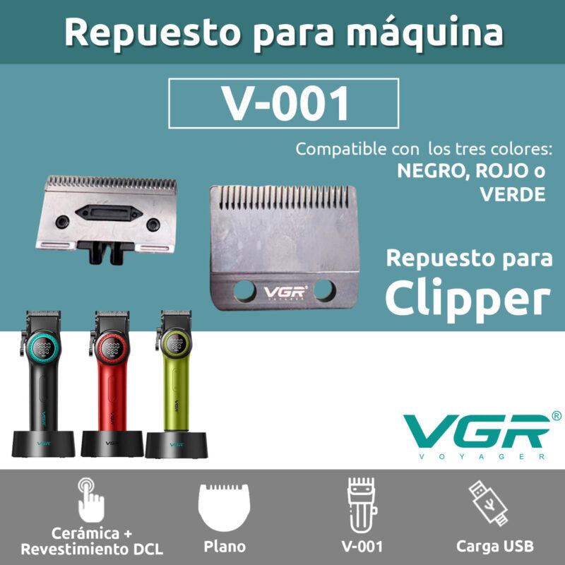 Cuchilla VGR 001 Repuesto Original Completo