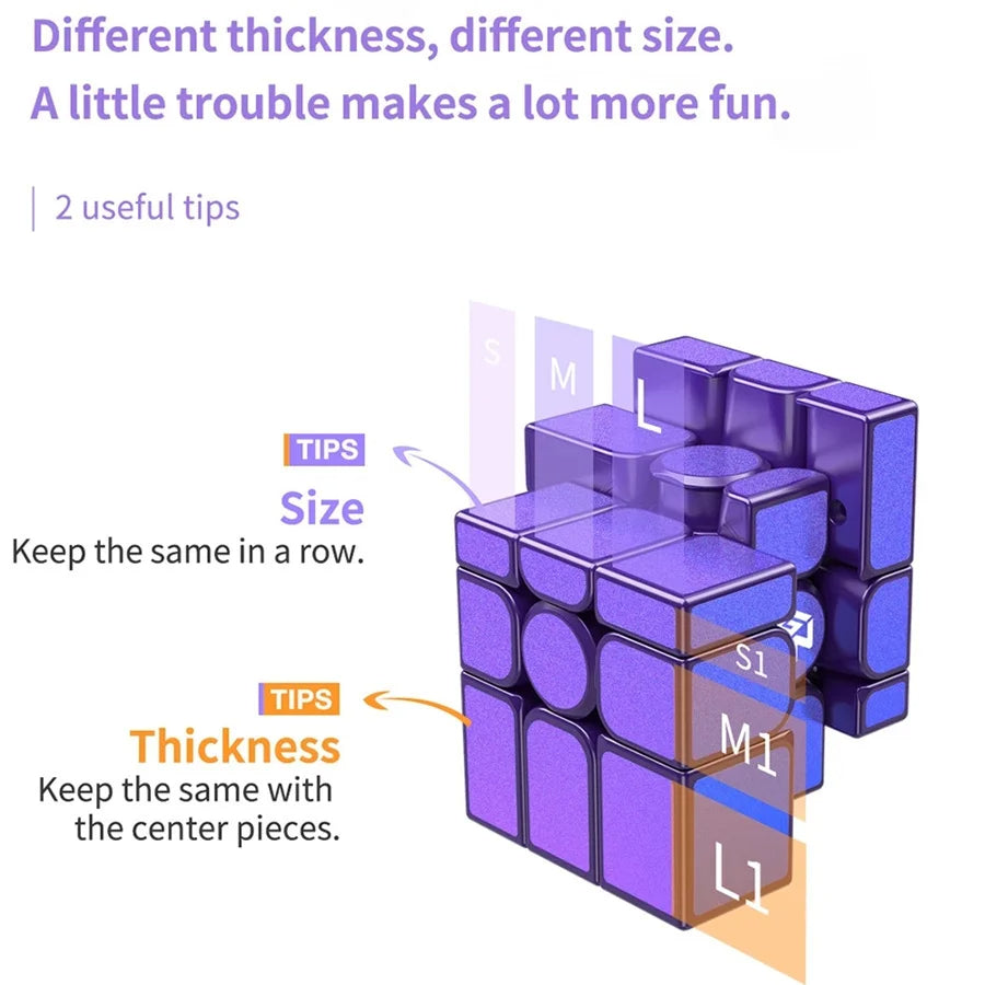 Cubo Rubik Gan Mirror 3x3 Magnetico