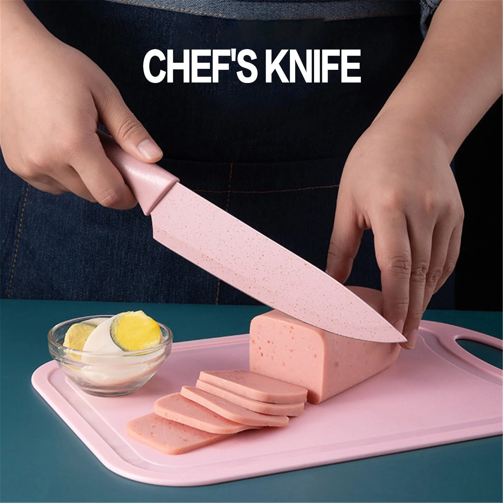 Kit Cuchillos con Pelador y Tijeras