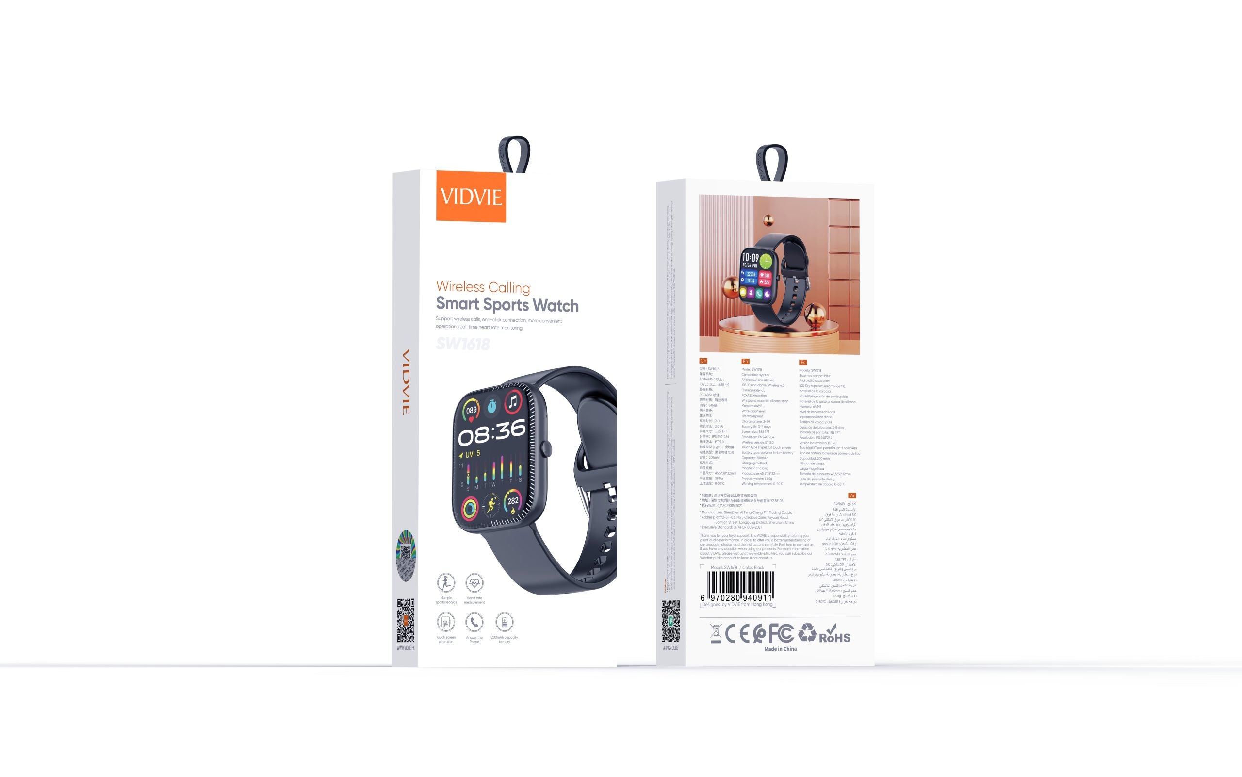 SMARTWATCH VIDVIE SW1618