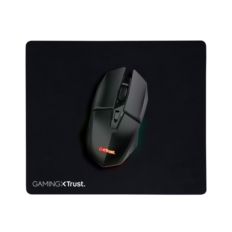 MOUSE TRUST GXT 110 FELOX GAMER INALAMBRICO NEGRO REGALO DE MOUSPAD