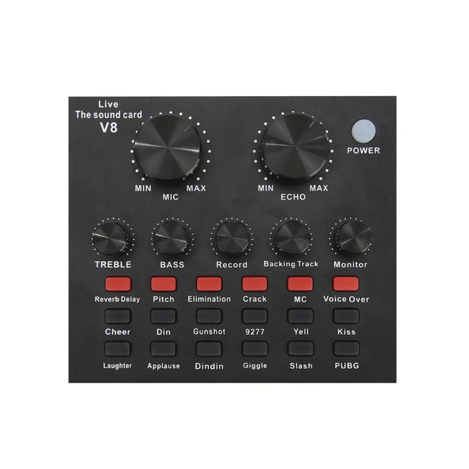 TARJETA DE AUDIO V8 PARA MICROFONO