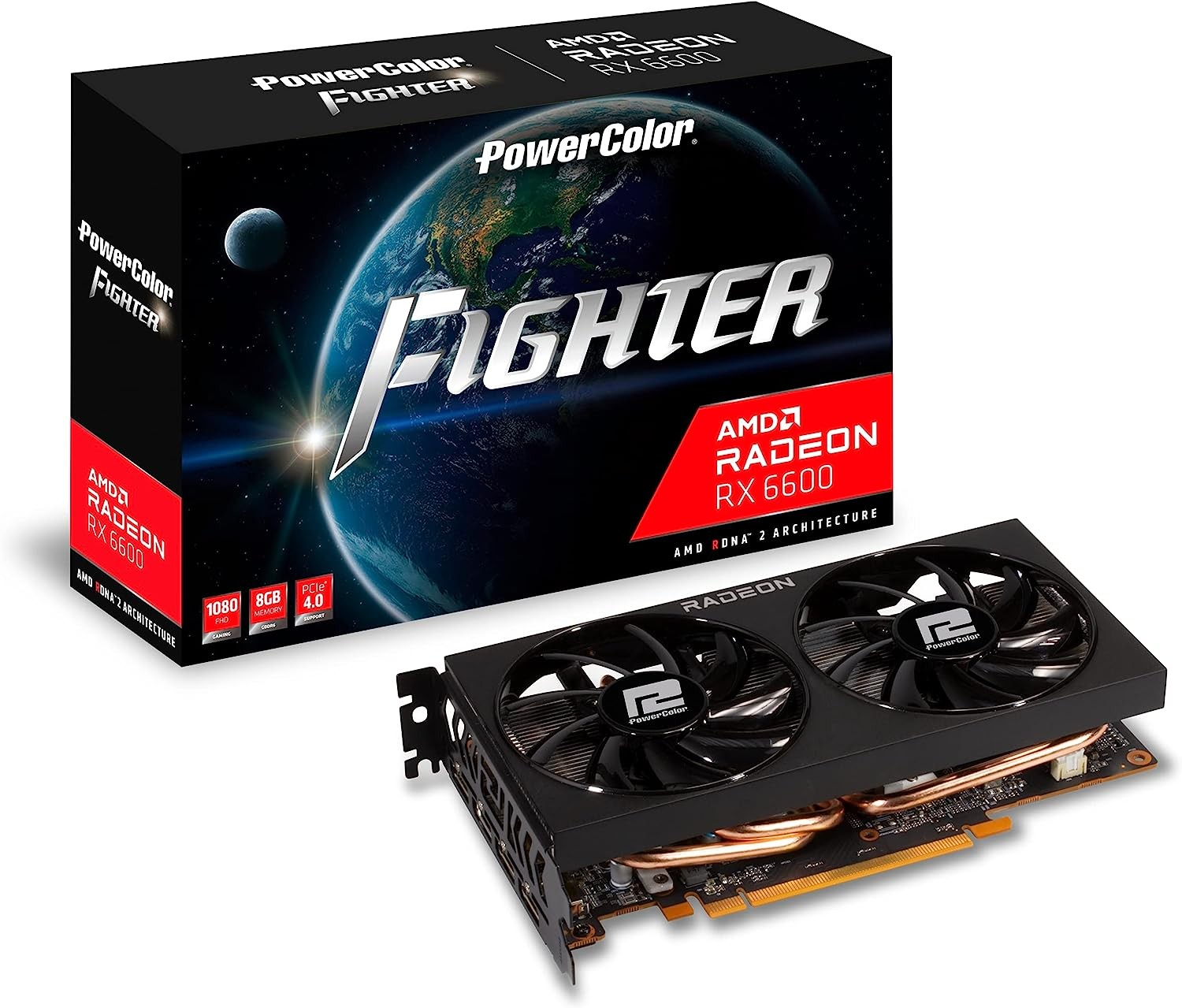 Tarjeta Grafica PowerColor Figther Radeon RX 6600