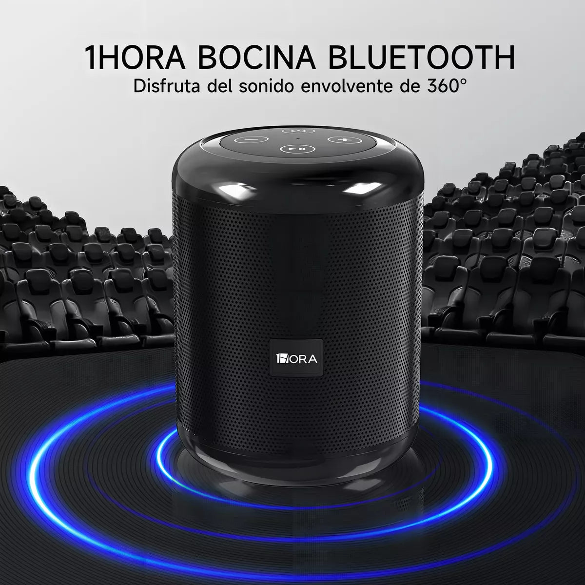 Parlante Bluetooth Portátil 1Hora Altavoz Inalámbrico Portátil con USB/TF/AUX BOC062