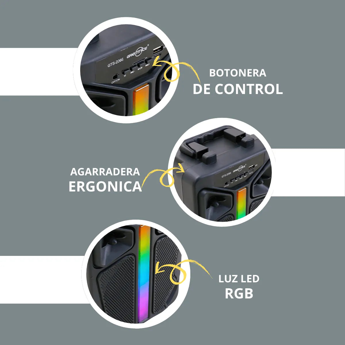 Parlante Con MIcrófono Inalámbrico - G 2066