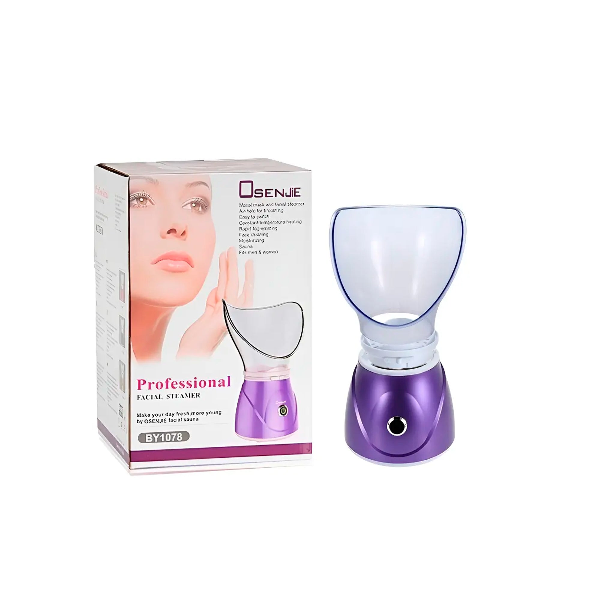 Vaporizador Facial BY1078 Sauna Facial para Limpieza Profunda - Tienvir
