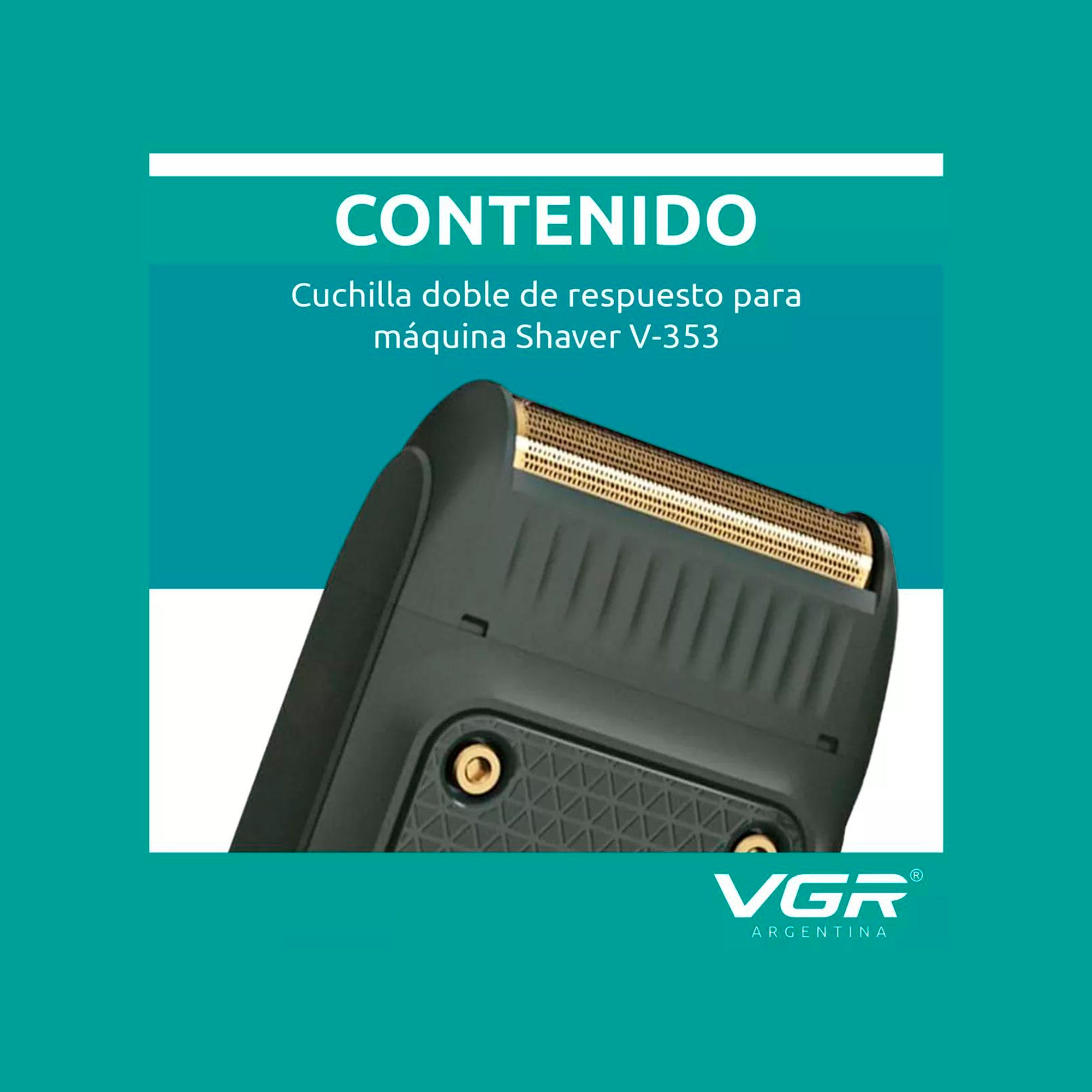 Afeitadora VGR V-353 Recargable – Acabado al Ras Compacto - Tienvir