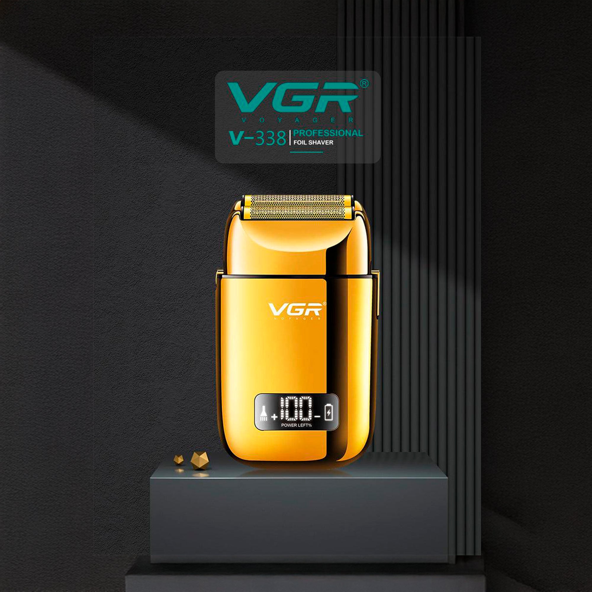 Afeitadora VGR V-338 Profesional – Acabado al Ras Alta Precisión - Tienvir
