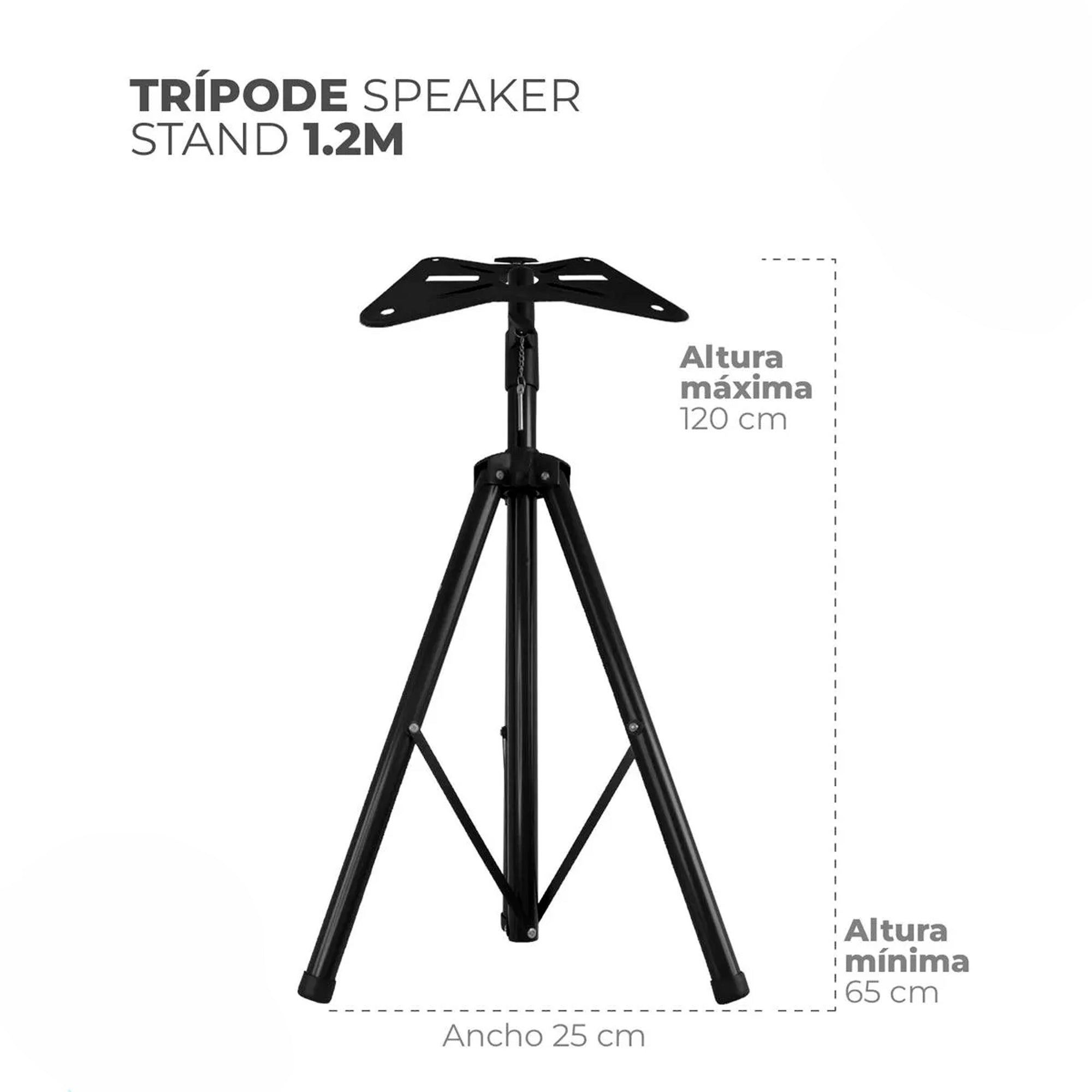 Trípode para Parlante Ajustable Profesional 1.2M