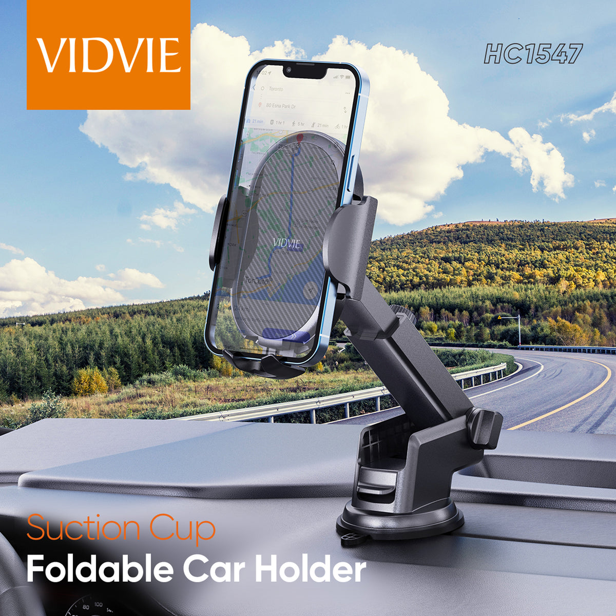 Soporte para Celular de Carro 360° para Tablero con Ventosa - Tienvir