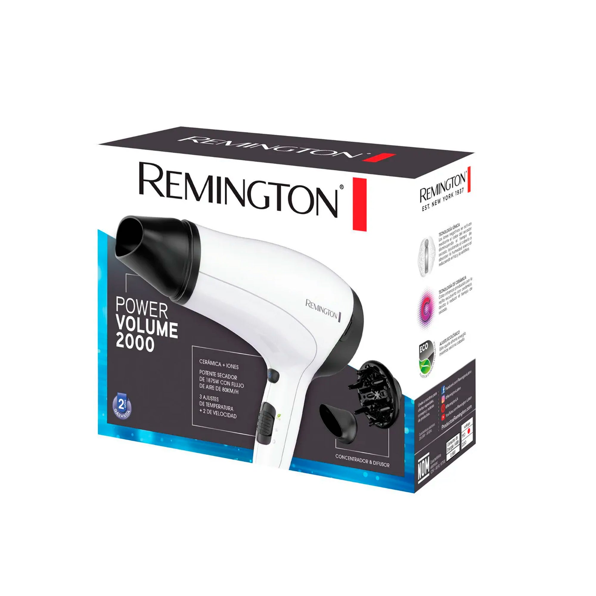 Secador de Cabello Remington D3015 - Tienvir