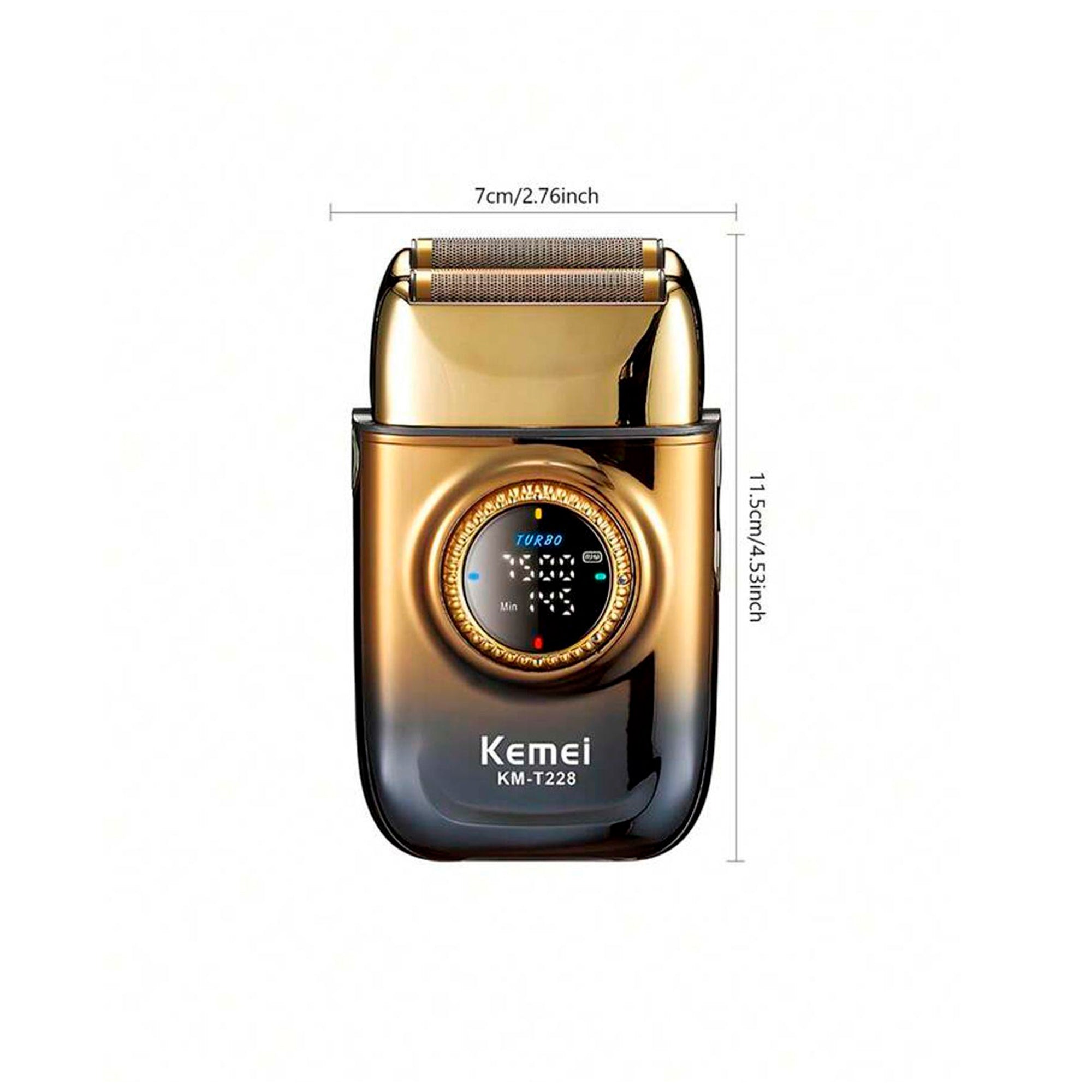 Afeitadora Kemei KM-228 Profesional – Pantalla LCD y 3 Velocidades - Tienvir