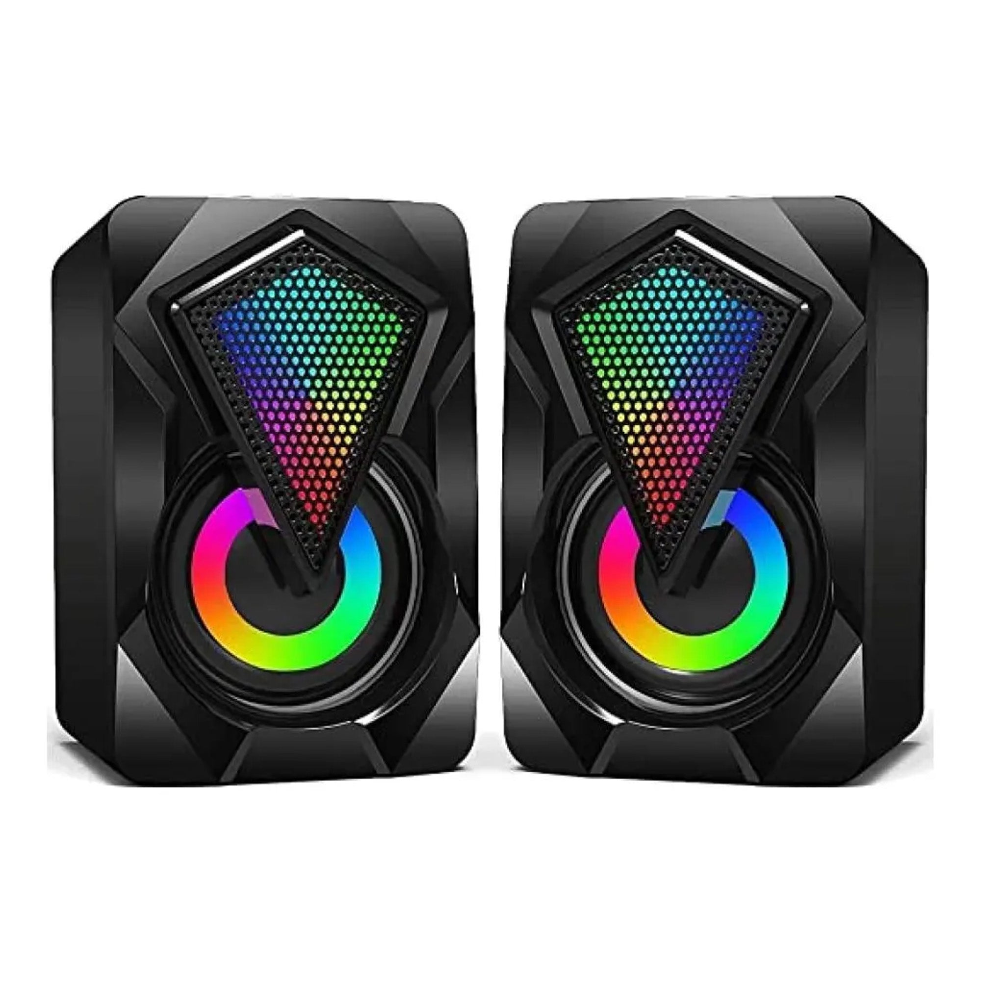 Parlantes Gamer para PC con Iluminación LED RGB