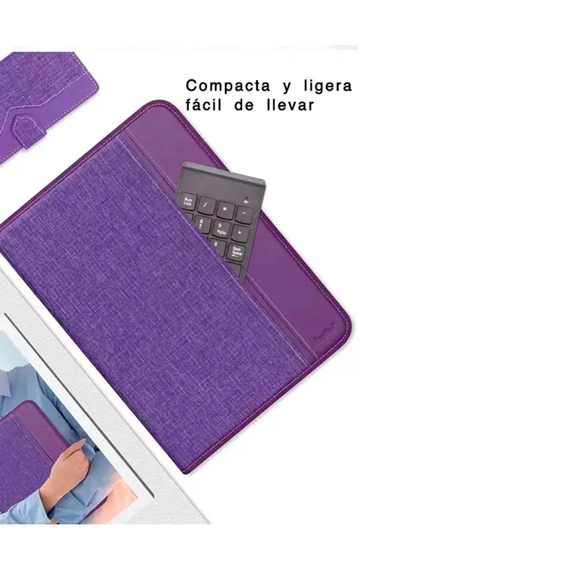 Teclado Numérico Inalámbrico Bluetooth / USB con Adaptador