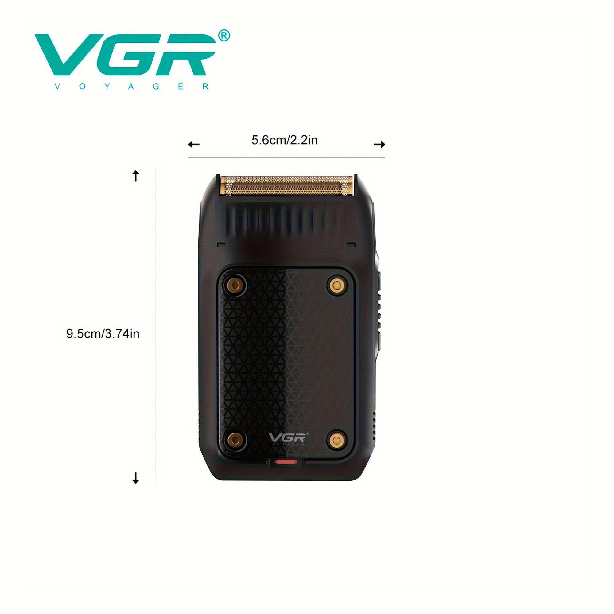 Afeitadora VGR V-353 Recargable – Acabado al Ras Compacto - Tienvir