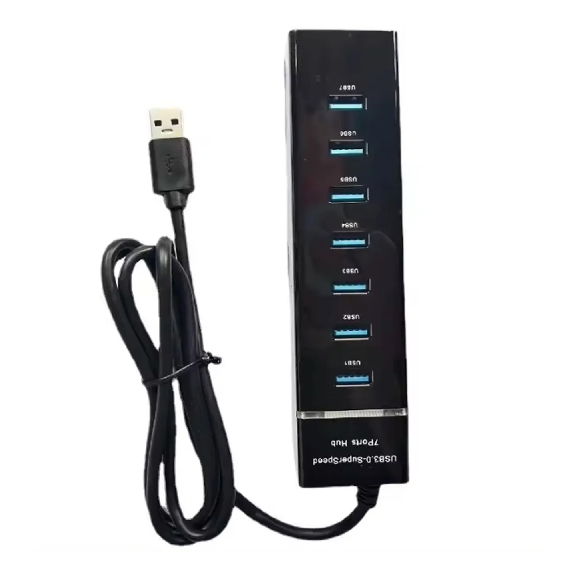 Hub USB de 7 Puertos Q-507 Multipuerto Plug & Play con Diseño Compacto