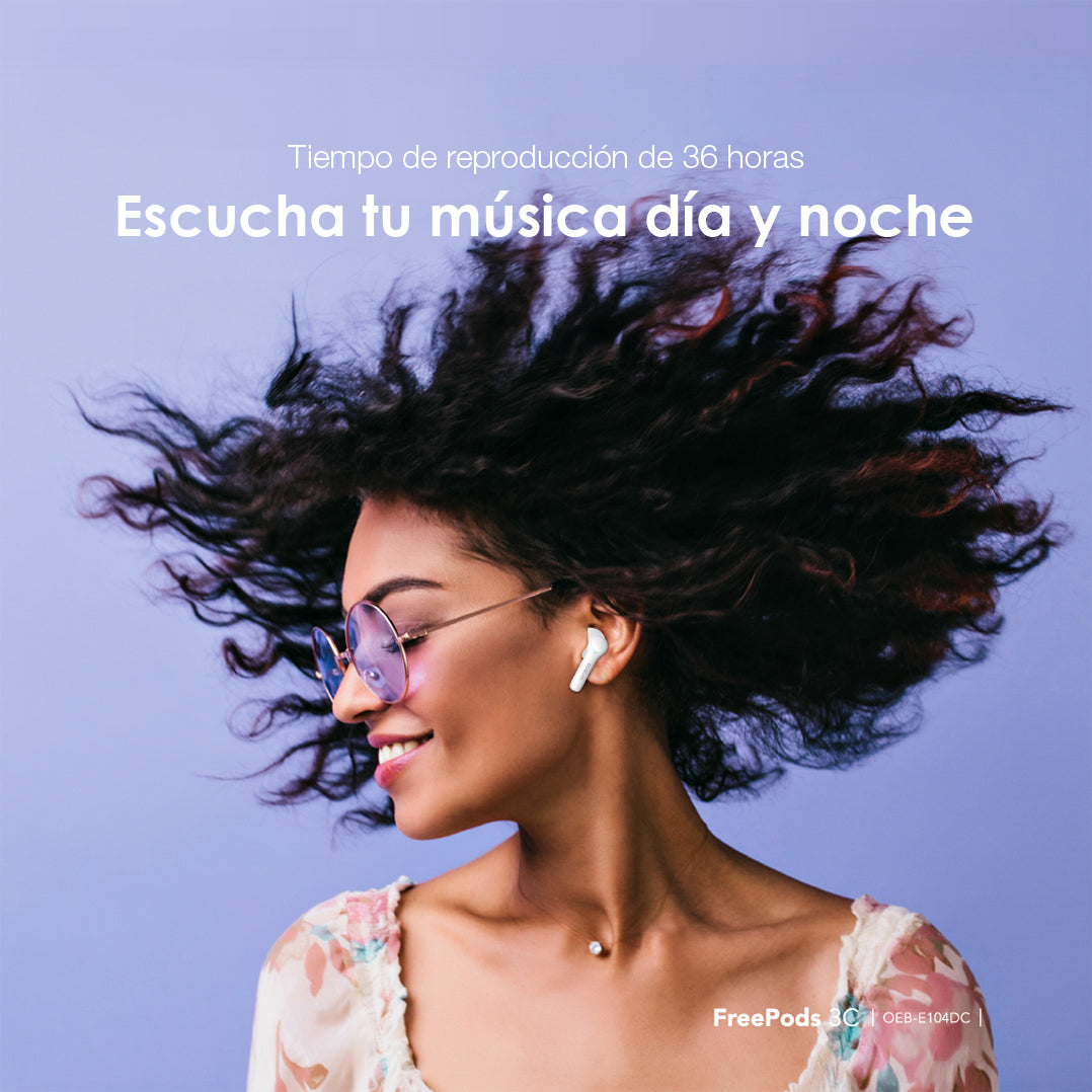 Audífonos Bluetooth 5.3 Oraimo Freepods 3C