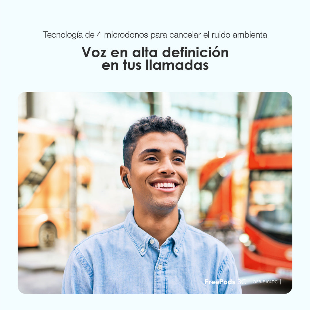 Audífonos Bluetooth 5.3 Oraimo Freepods 3C