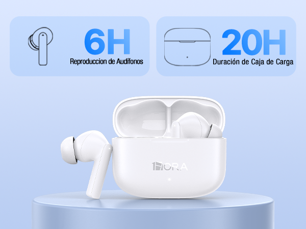 AUDIFONOS INALAMBRICOS BLUETOOTH 1HORA AUT206