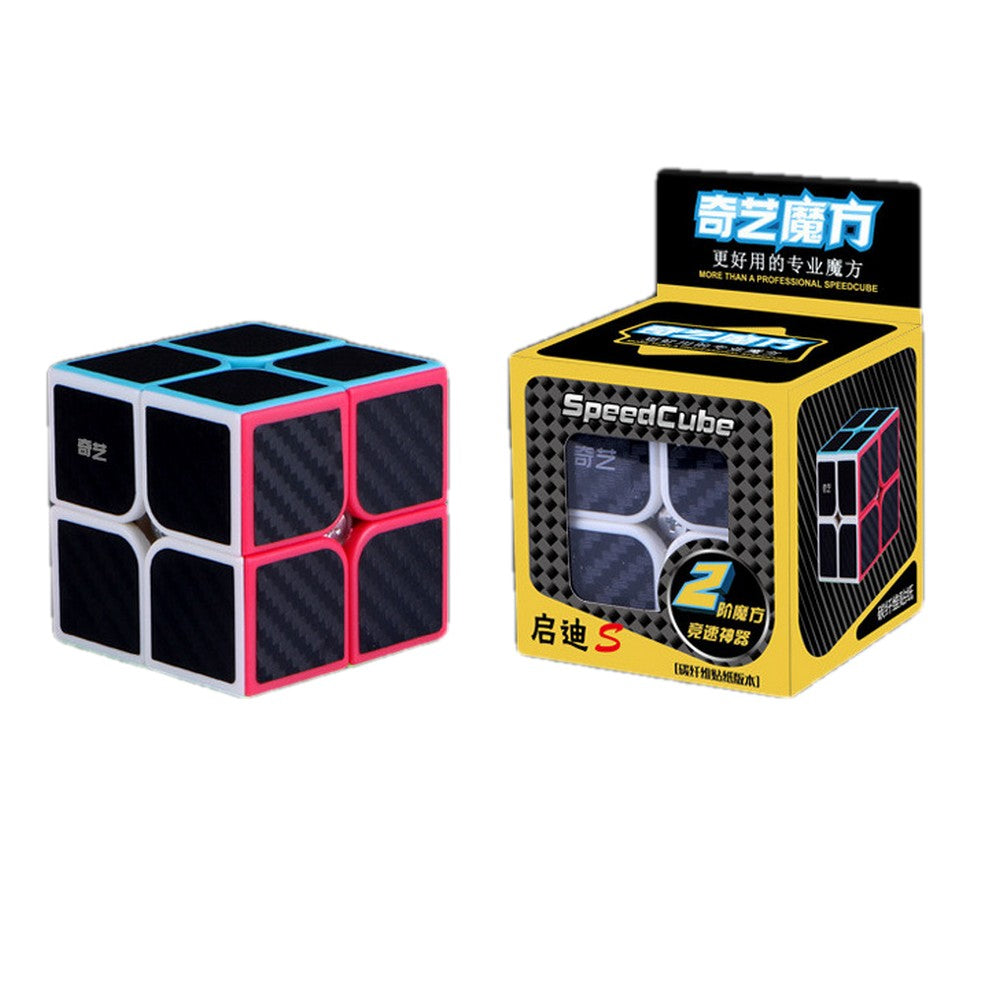 Cubo Rubik 2x2 Fibra de Carbono Qiyi