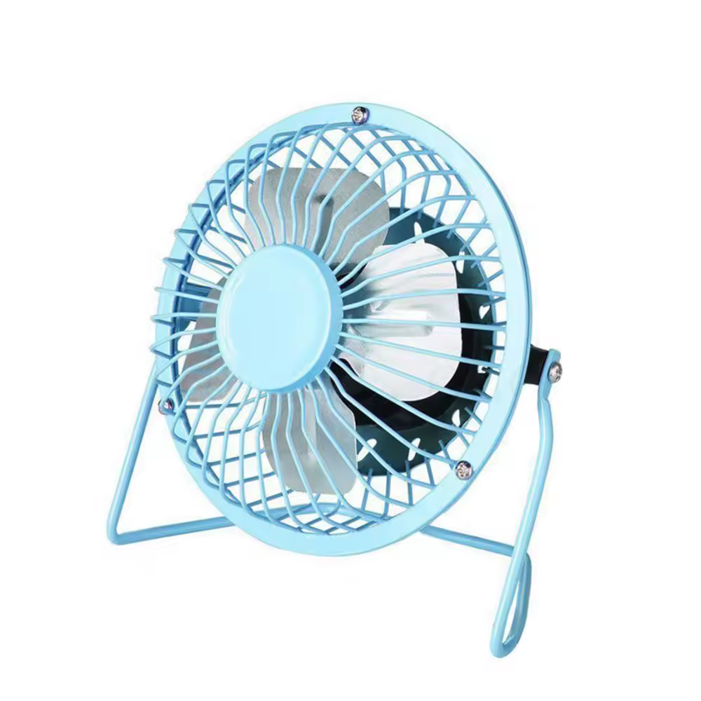 Mini Ventilador 4 Pulgadas Portátil Cable Usb Metálico