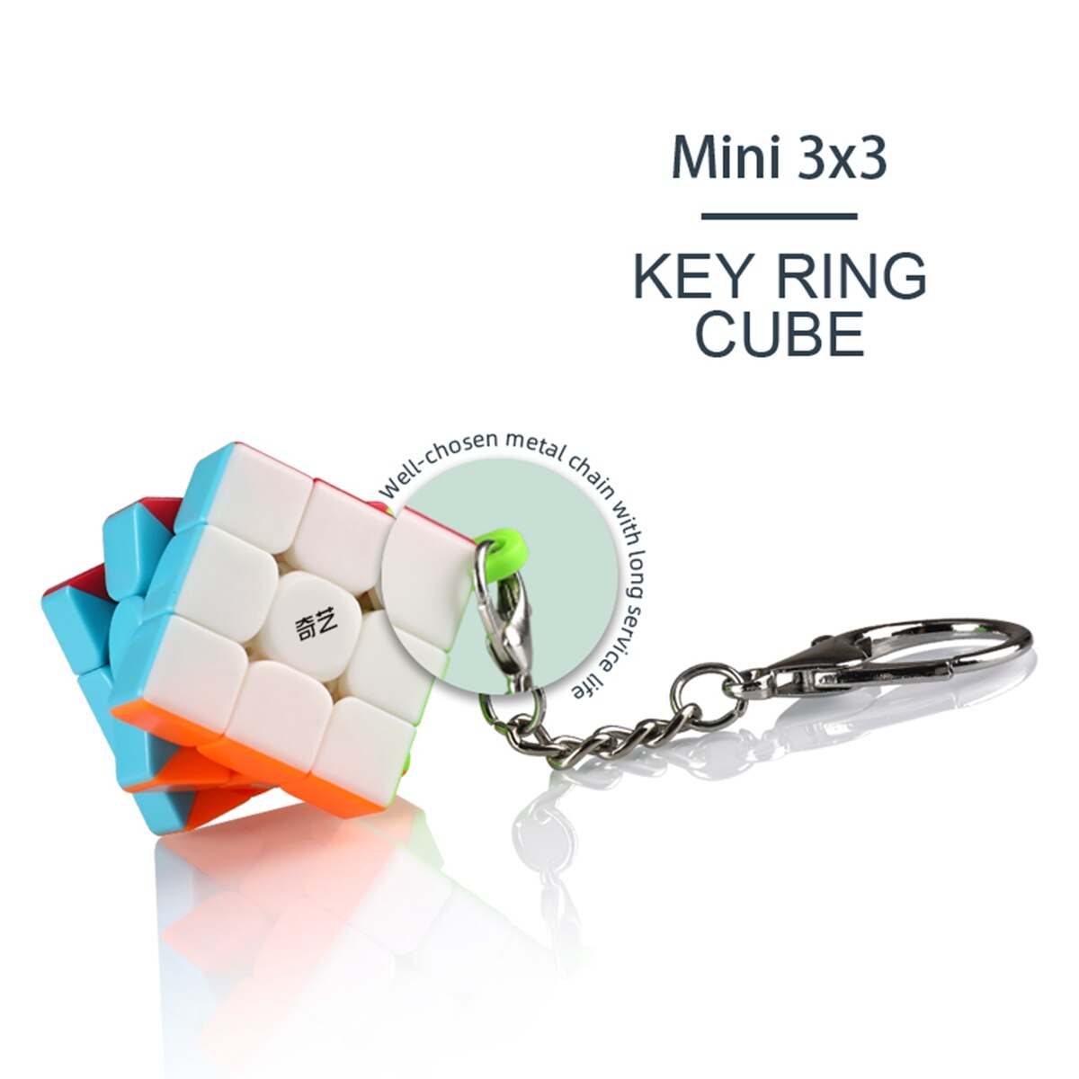 Llavero Cubo Rubik QiYi 3x3