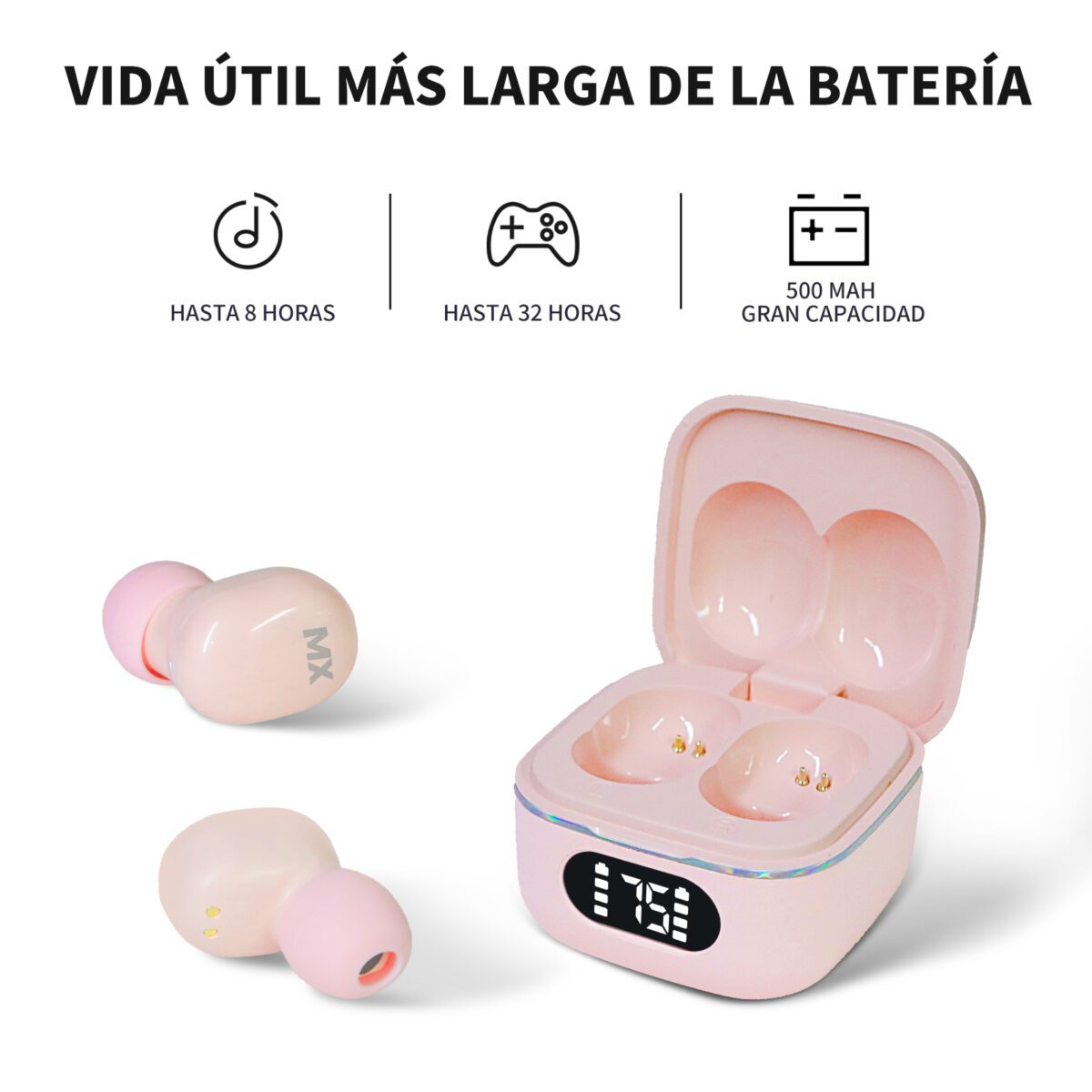 Audífonos inalambricos JKMX JK5 - Tienvir