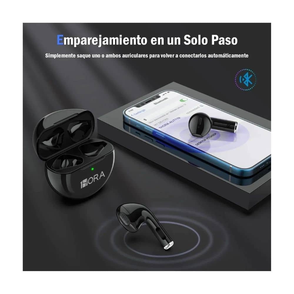 Audífonos In-ear Bluetooth Auriculares 1Hora AUT 119