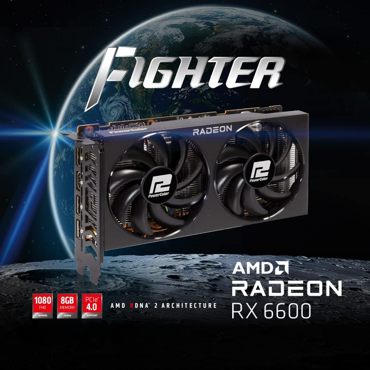 Tarjeta Grafica PowerColor Figther Radeon RX 6600