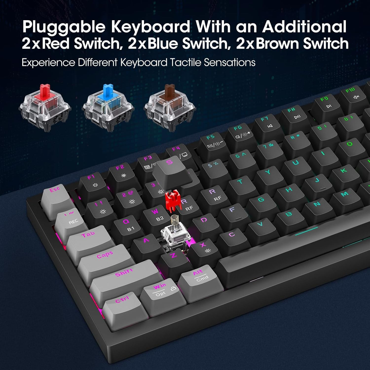 TECLADO MECANICO KOORUI 75% MK082
