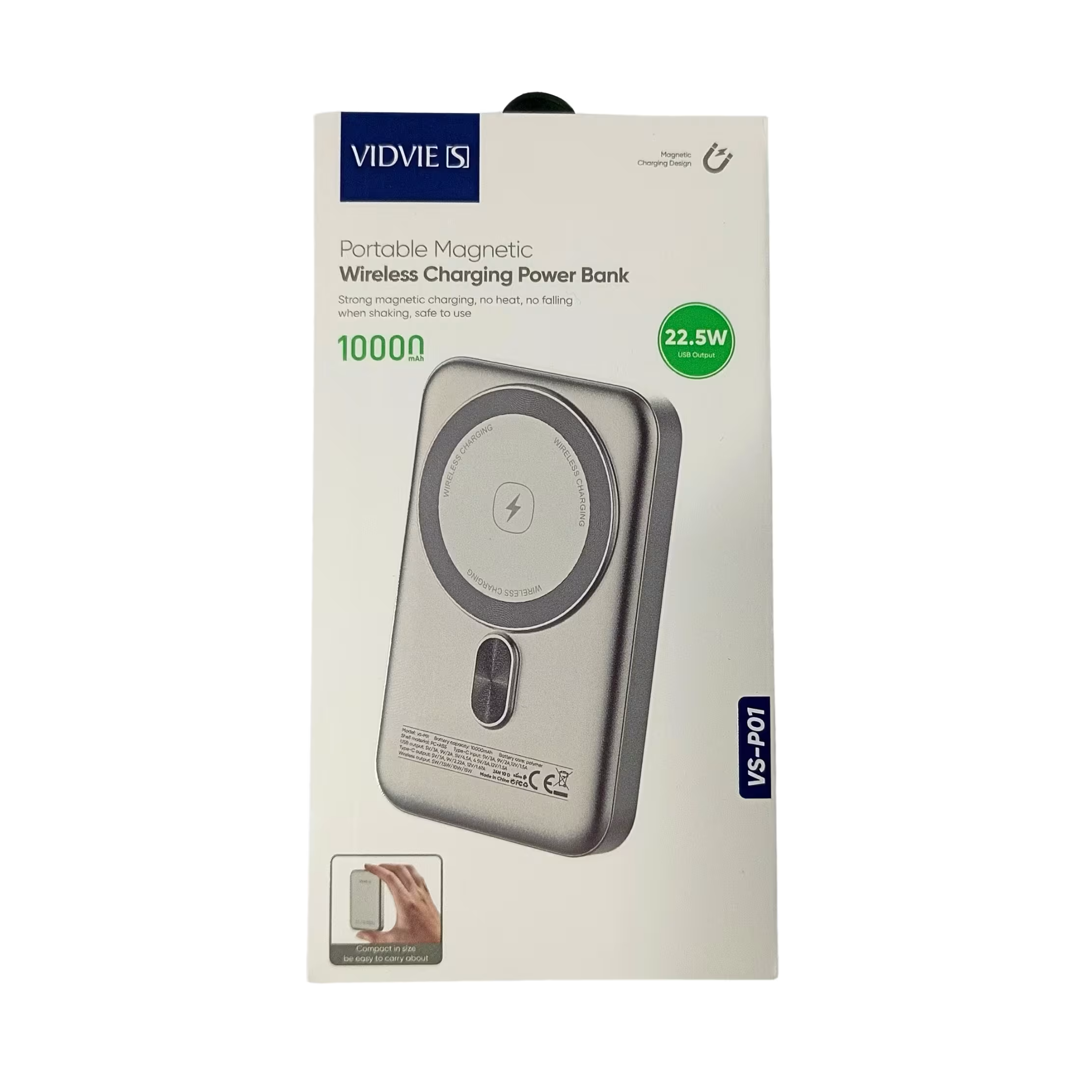 Power Bank Bateria  10000 mAh 22.5W Vidvie VS-P01