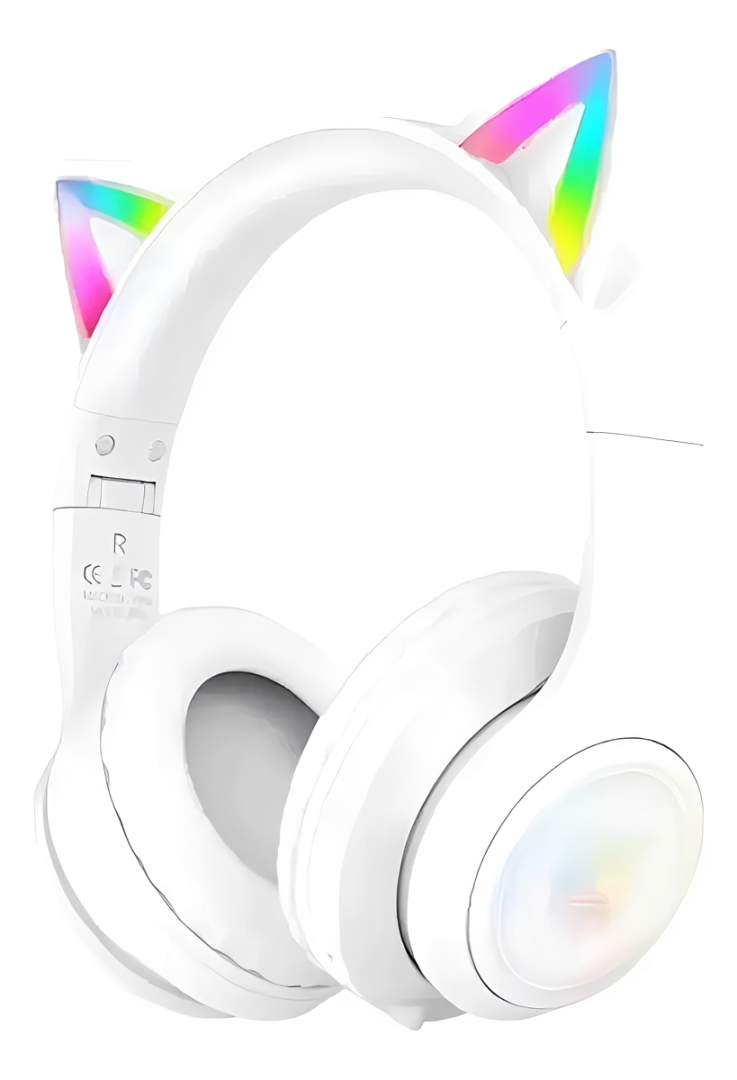 Audífonos Inalambricos Gamer ONIKUMA B90 Bluetooth 5.0 RGB Gato - Tienvir