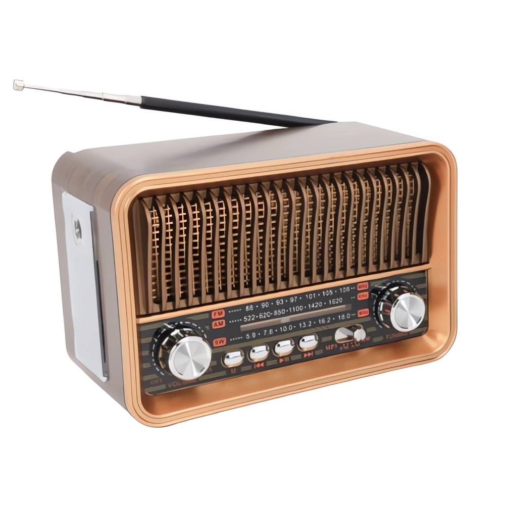 RADIO PARLANTE ANTIGUO ESTILO VINTAGE HR-29BT