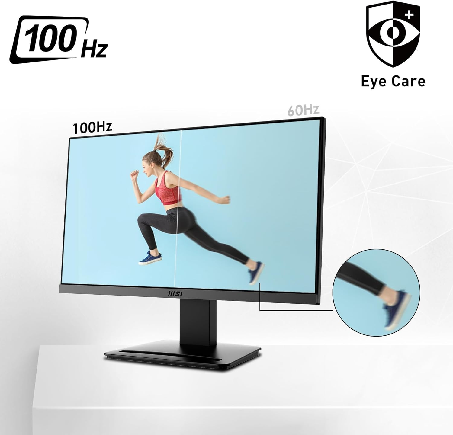Monitor MSI PRO MP223, 22-inch VA 1920 x 1080 (FHD) Computer Monitor, 100Hz
