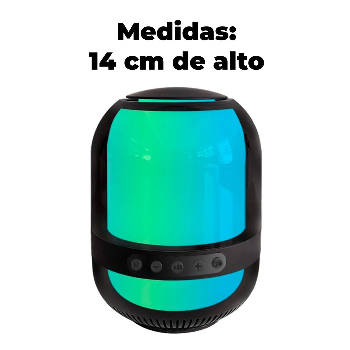 Parlante Bluetooth GTS-2149 Recargable con Luces RGB y Sonido Estéreo - Tienvir