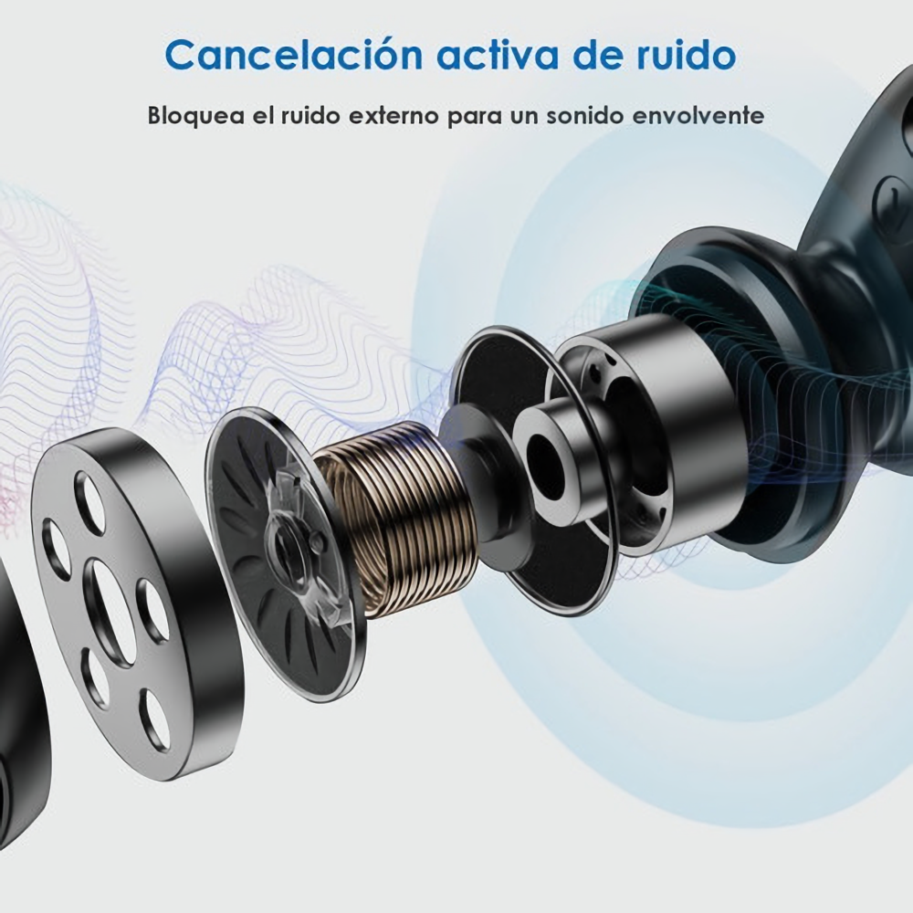 Audífonos Earbuds Bluetooth Manos Libres Negros AUT114