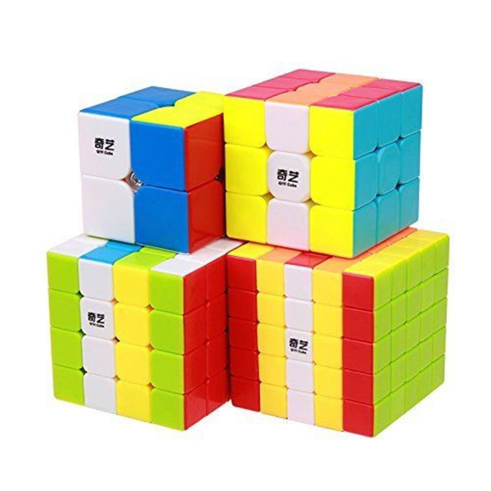 Set Cubos Rubik QiYi 2x2+3x3+4x4+5x5 Promo