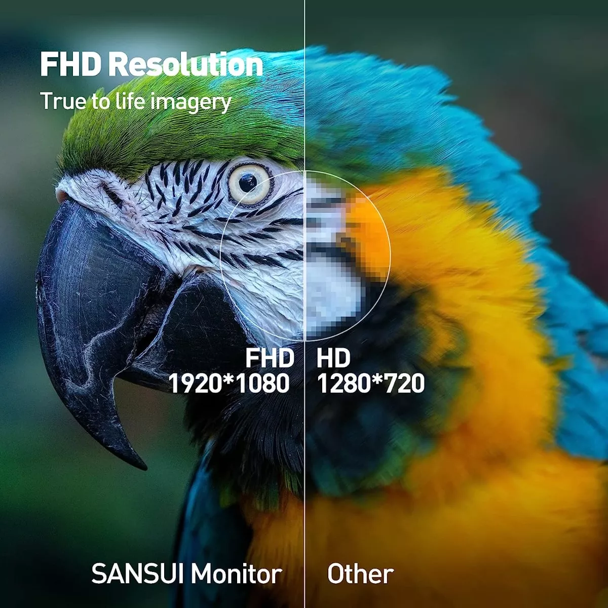 SANSUI 22 PULGADAS 75Hz 5ms FHD - Tienvir