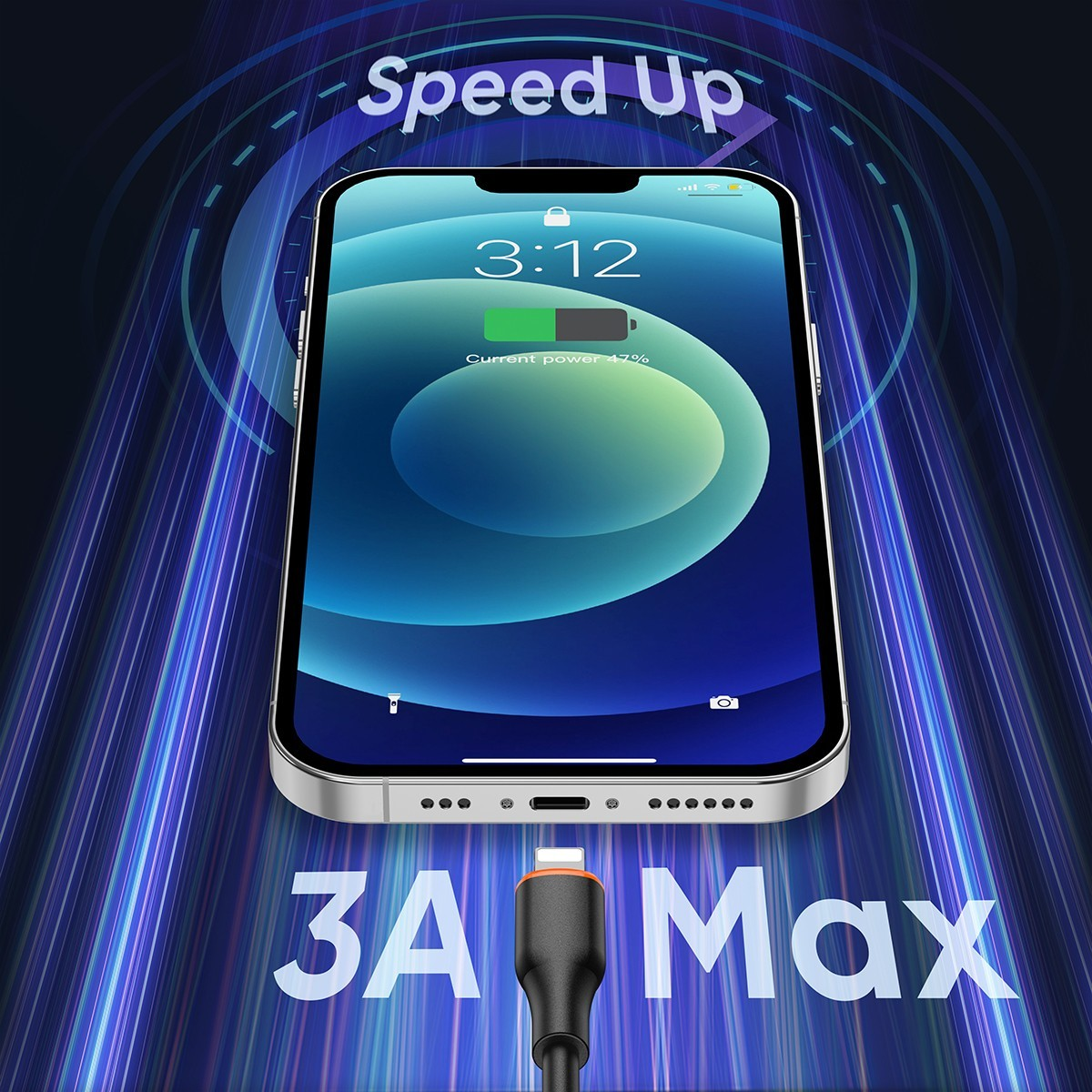 Cable Iphone Data Cable 1 mts 20W Vidvie CB4031i