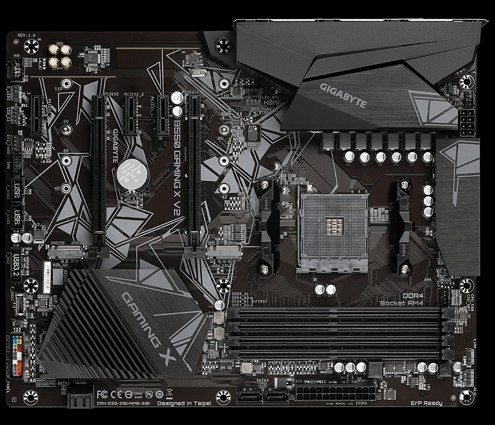 Placa Madre GIGABYTE B550 Gaming X V2 AM4