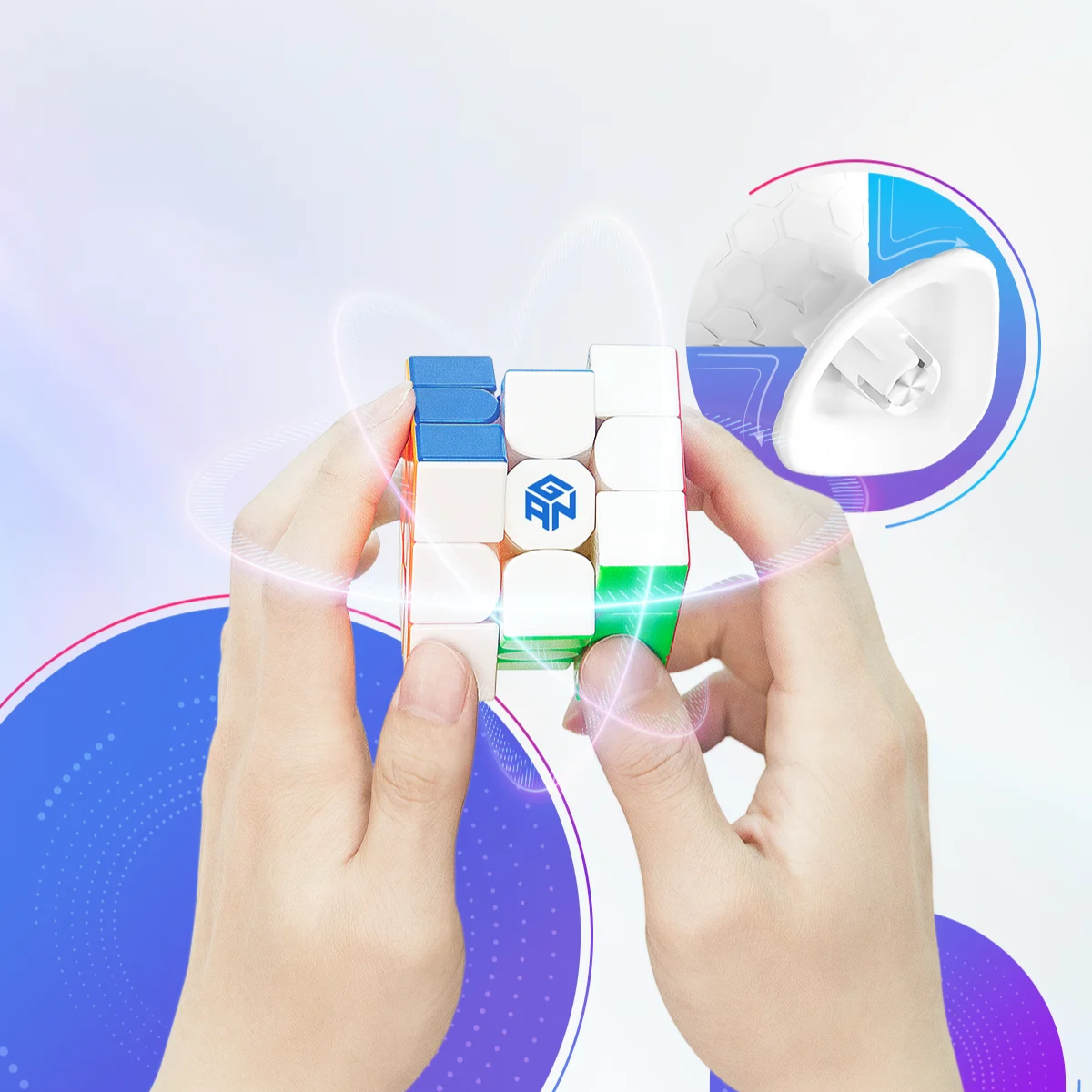 Set Cubos Rubik Gan Blue Box con GAN11 AIR + GAN330