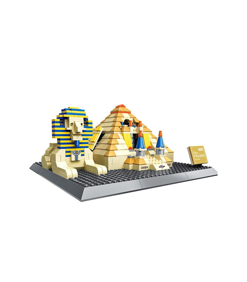 FICHAS PARA ARMAR PIRAMIDE DE GIZA WANGE