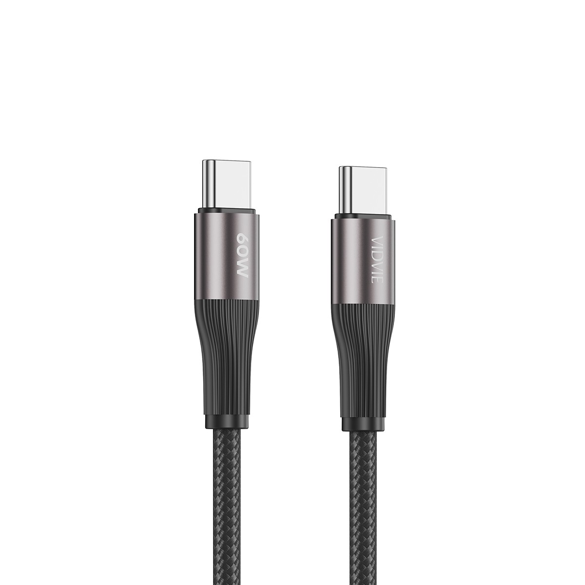 Cable Tipo C a Tipo C 1 mts 60W Trenzado Vidvie CB4038