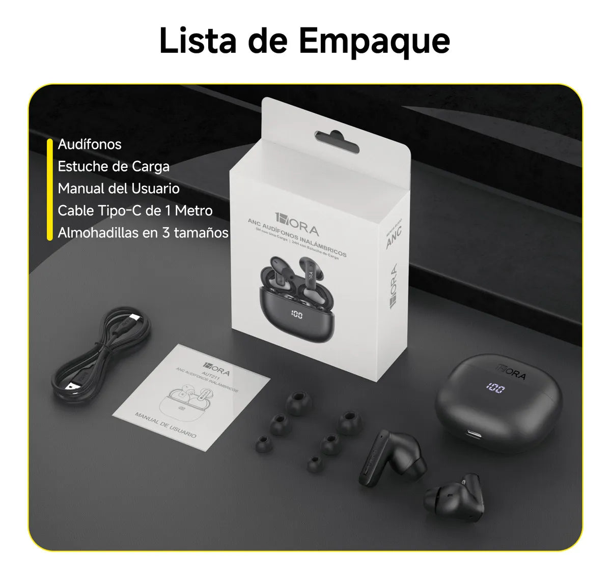 Audífonos Inalámbricos - 1HORA AUT 211