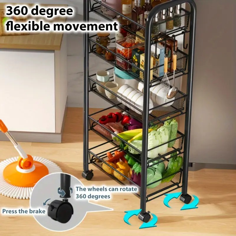 Organizador Estante Rectangular Multiusos Metálico