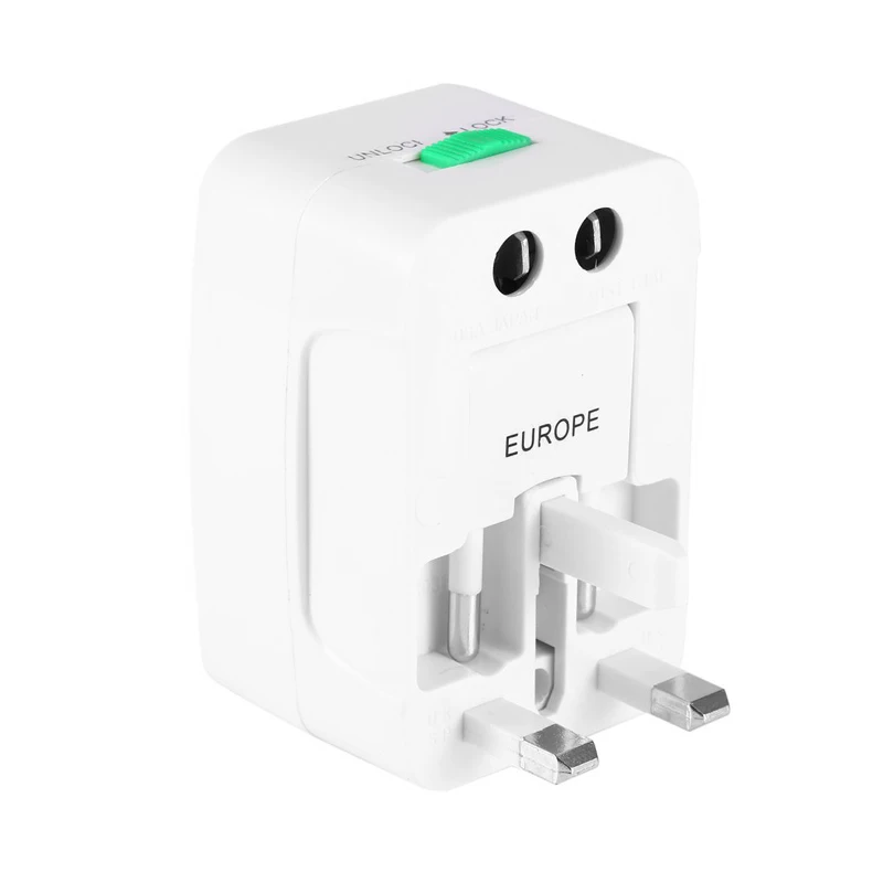 Adaptador Universal Enchufe Viajero Convertidor Toma Corriente