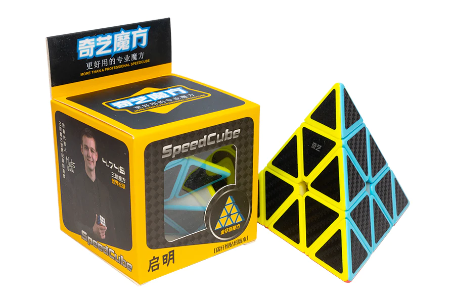 Piramide Rubik Qiyi Pyramix Fibra de Carbono