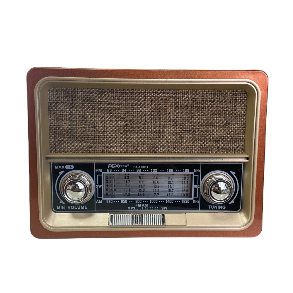 Radio Parlante Bluetooth con linterna FX-120BT USB