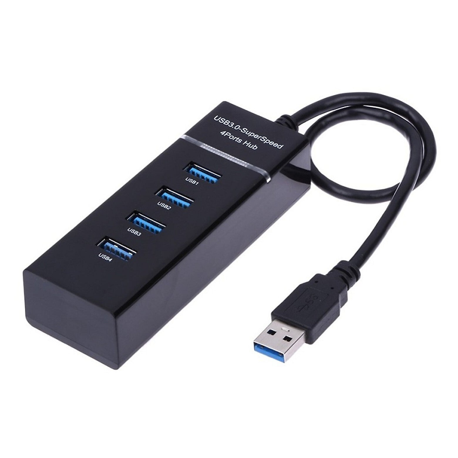 Hub 4 USB 3.0 5GB por segundo cable de 30cm